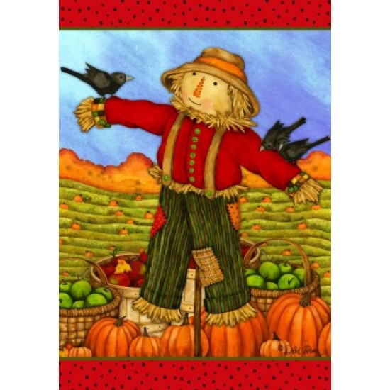 Friendly Scarecrow   Mini 12" x 18"